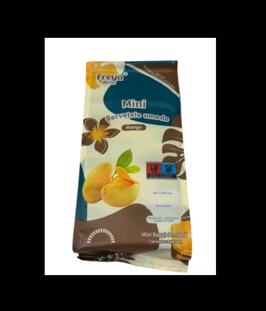 Freya Mini Șervețele Umede de Buzunar Mango 7 x 8 Buc
