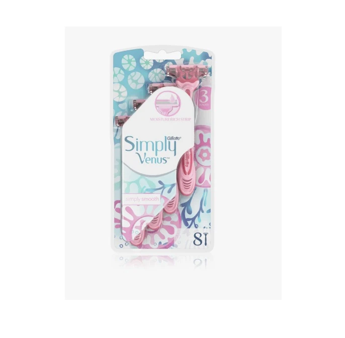 Gillette Venus3 Simply Aparat de Ras 8 Buc