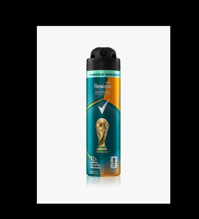 Rexona Antiperspirant Deodorant Spray Men Advanced FIFA Nonstop Protection 72H 150 ml