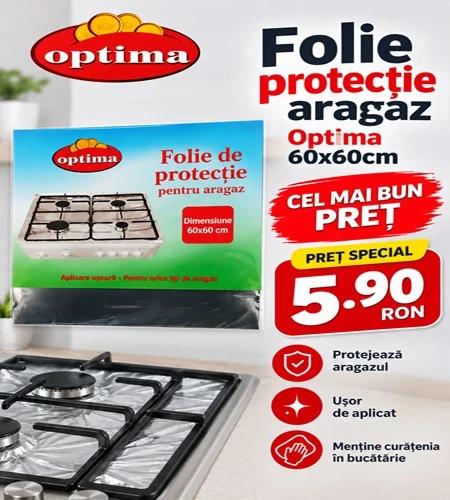 Folie protectie aragaz Optima 60x60cm