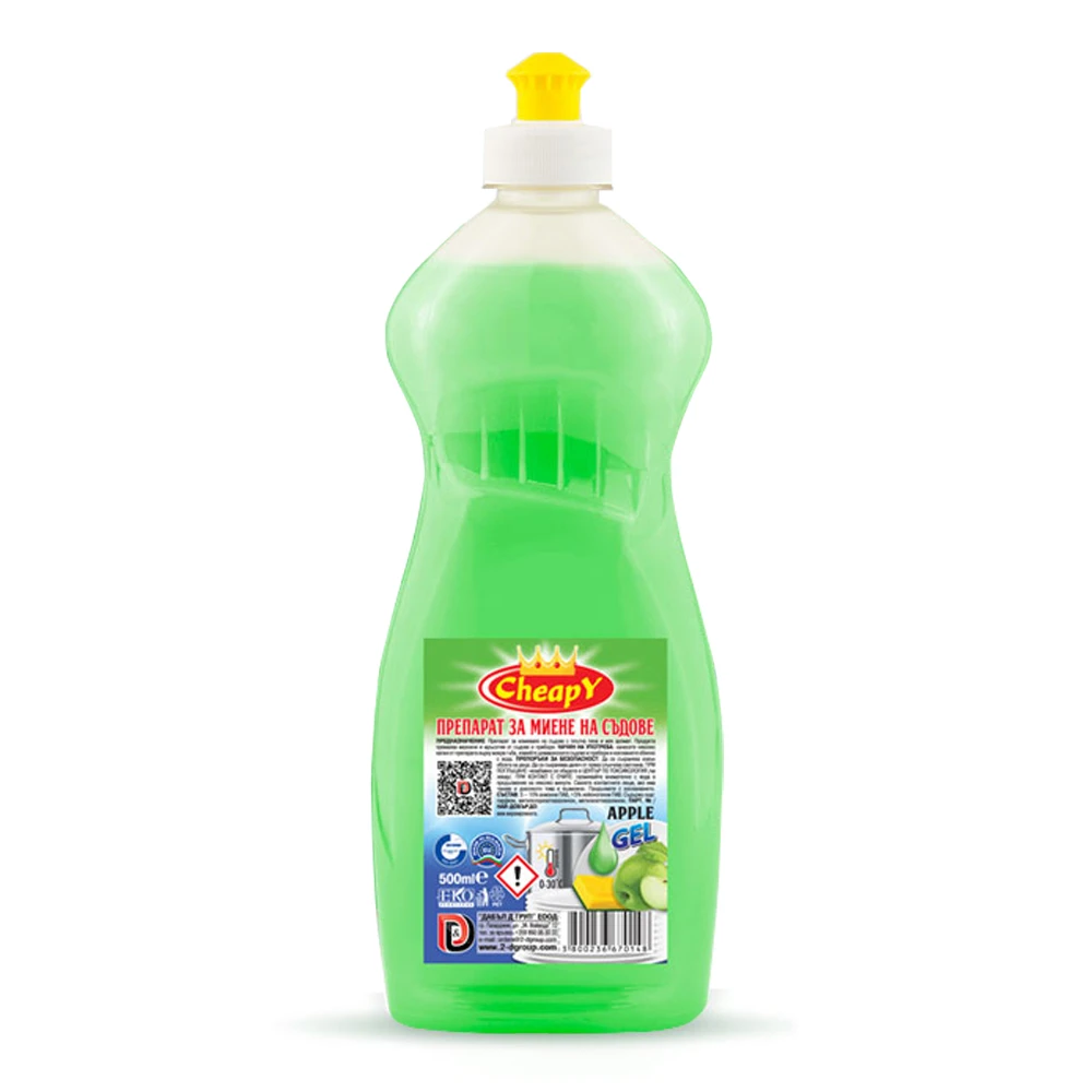 Detergent de Vase Economic Cheapy Apple, 500 ml