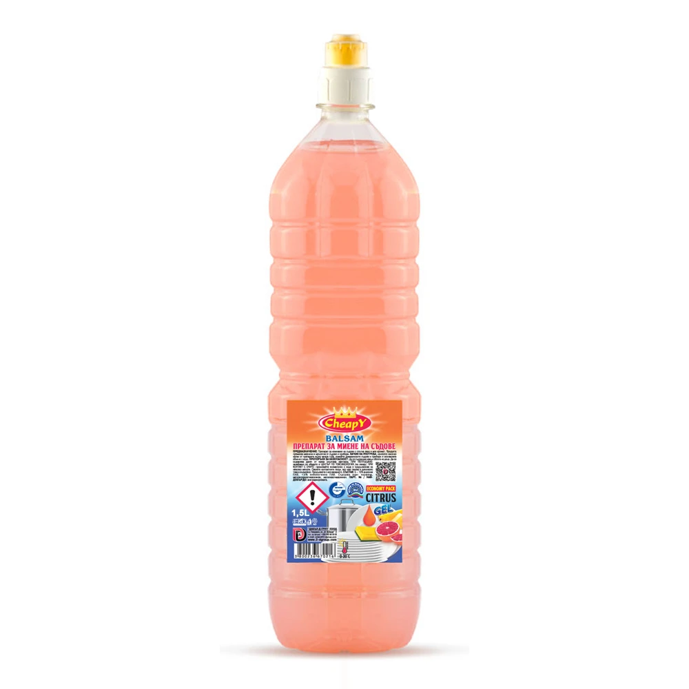 Detergent de Vase Economic Cheapy Citrus, 1.5 l