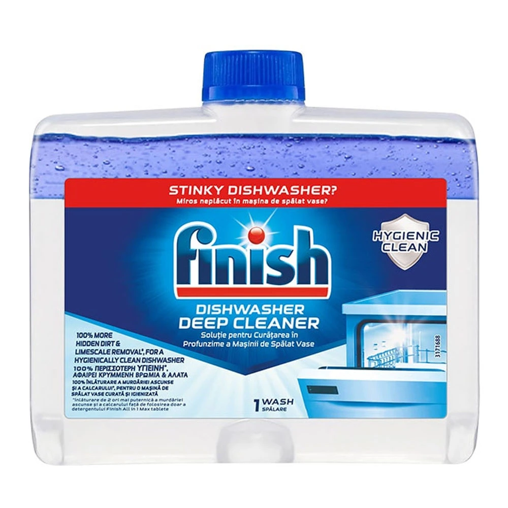 Solutie intretinere masina de spalat vase Finish Regular 250ml