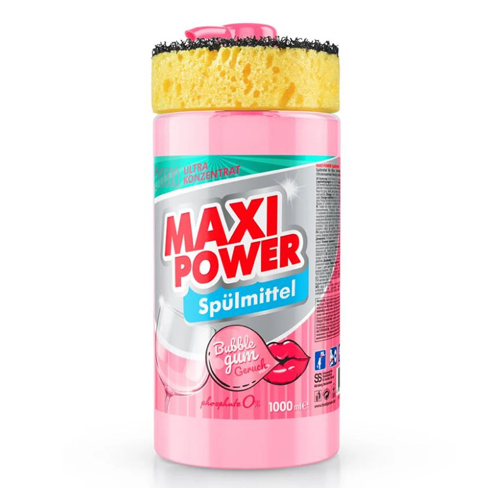Detergent de vase Maxi Power Bubble Gum 1000ml