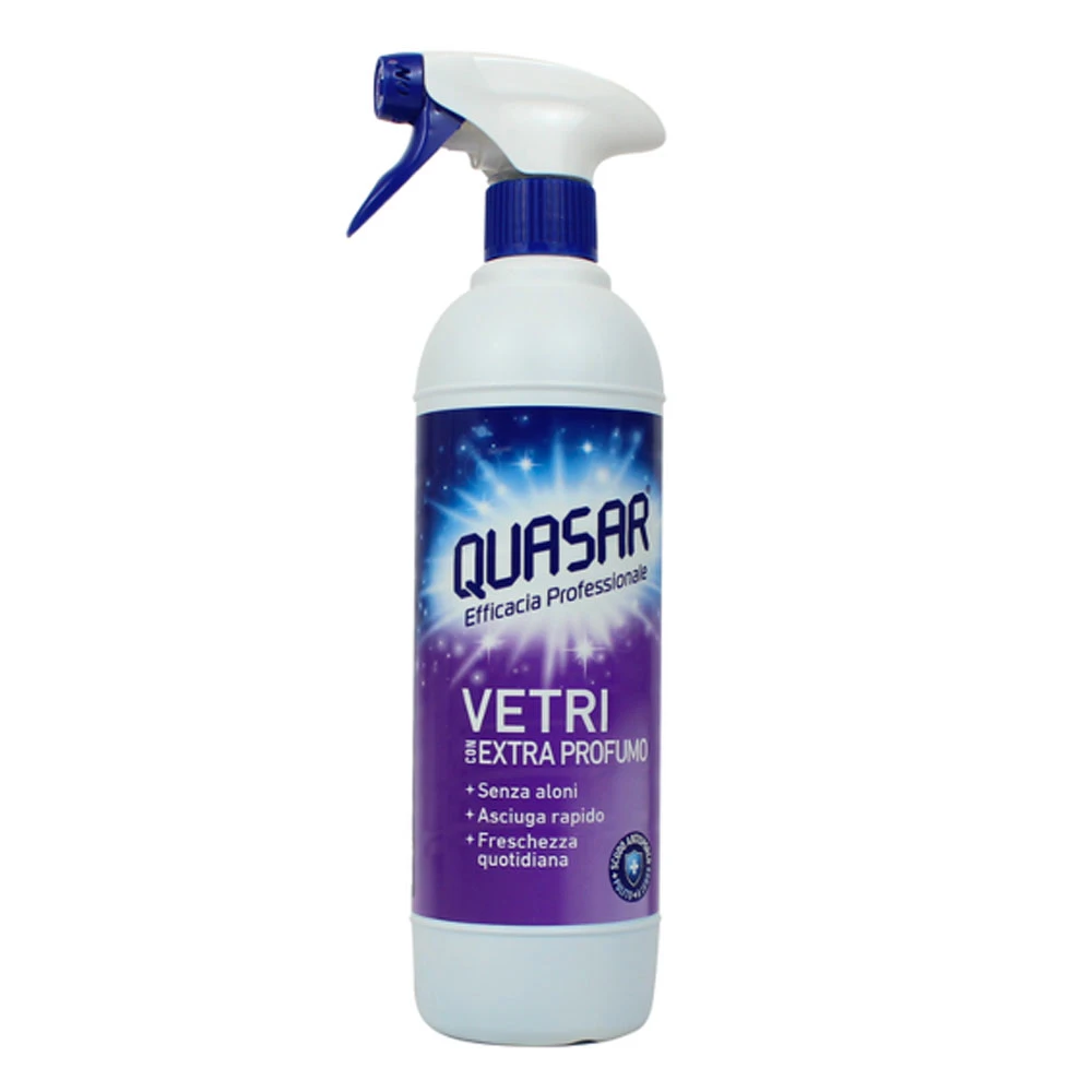 Soluție Spray Geam Quasar Extra Parfum Vetri 580ml