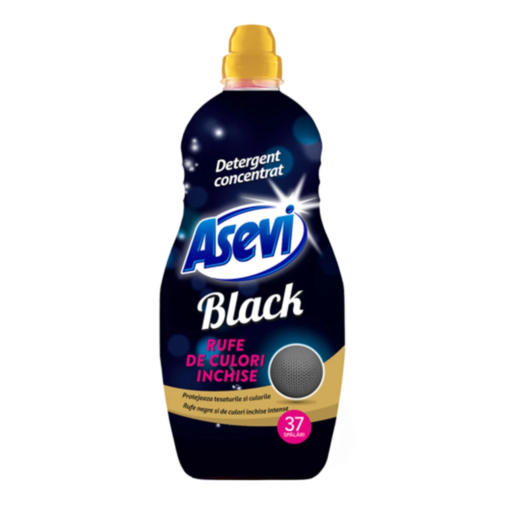 Detergent de Rufe Lichid Asevi Black Nero 37 de spalari 1500ml