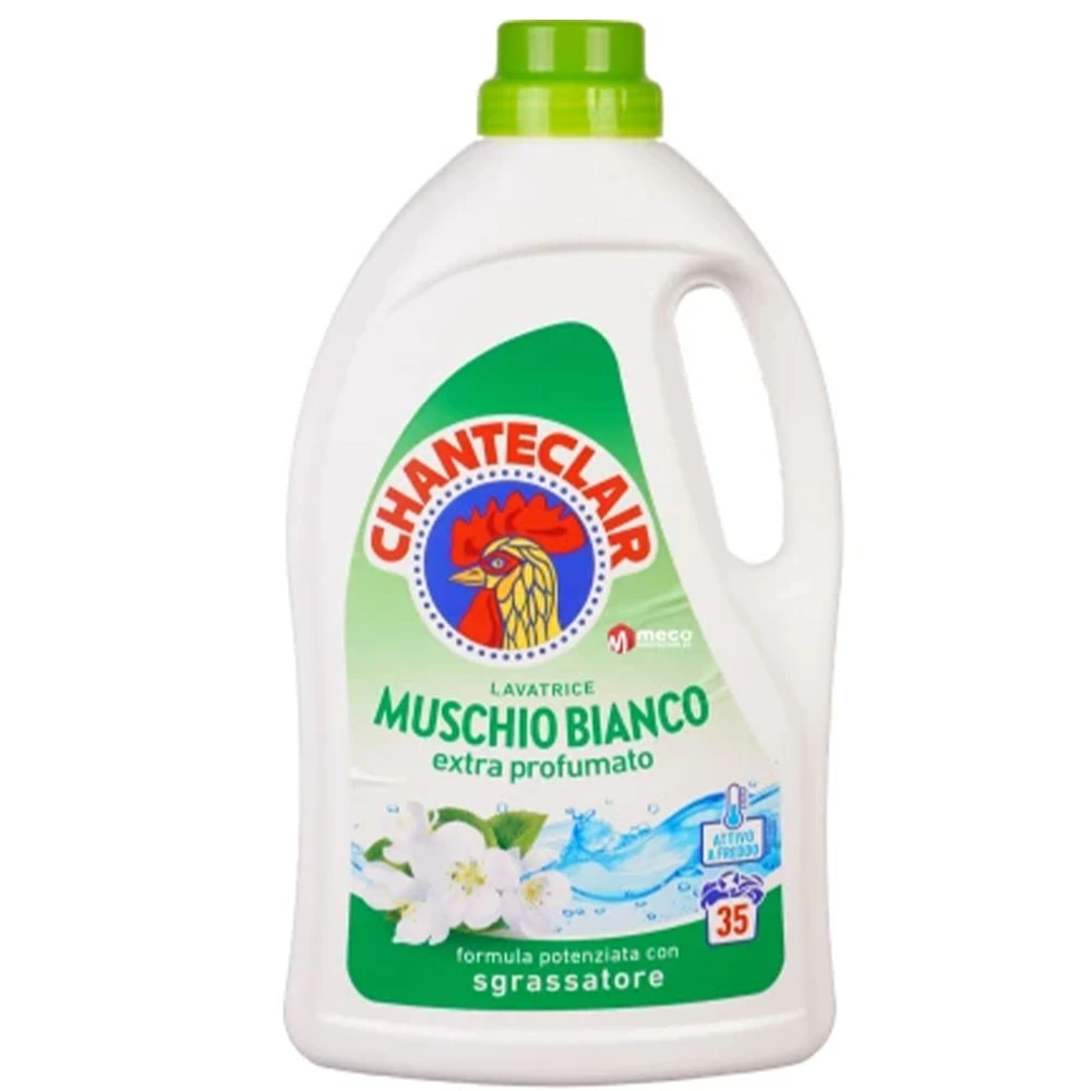 Detergent Lichid Chanteclair Muschio Bianco 35 de spalari 1575ml