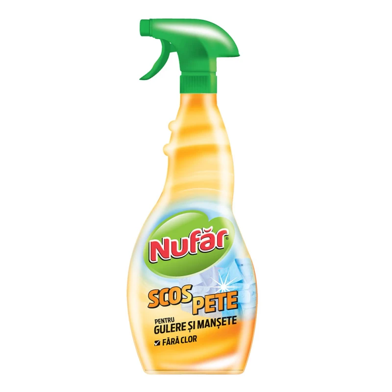 Solutie scos pete gulere si mansete Nufar pulverizator 500ml