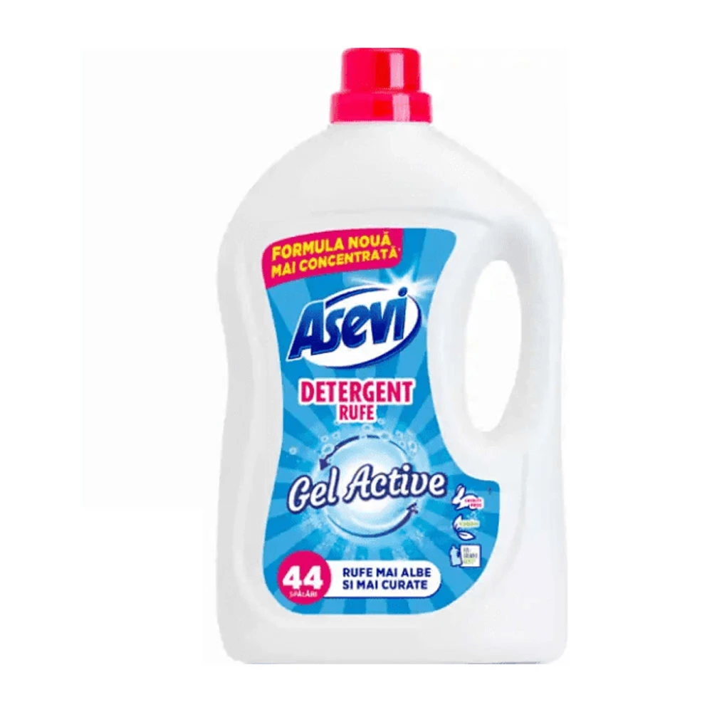 Detergent Lichid Rufe Albe Asevi Gel Active 44 spalari 2.376L