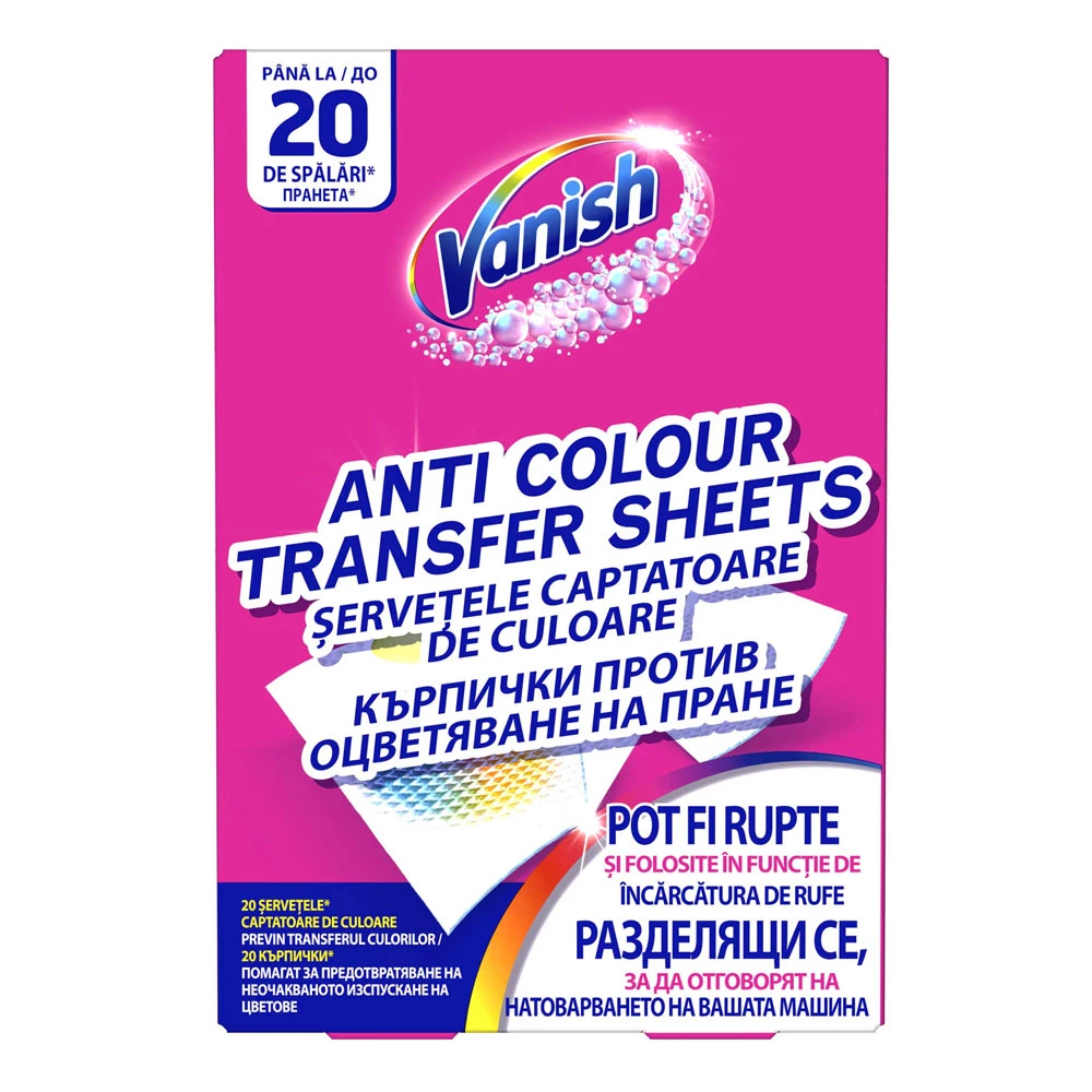Servetele Captatoare Culoare Vanish  20buc