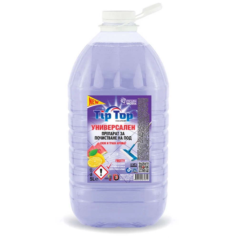 Detergent Universal pentru Pardoseli Tip Top Fruity, 5 l