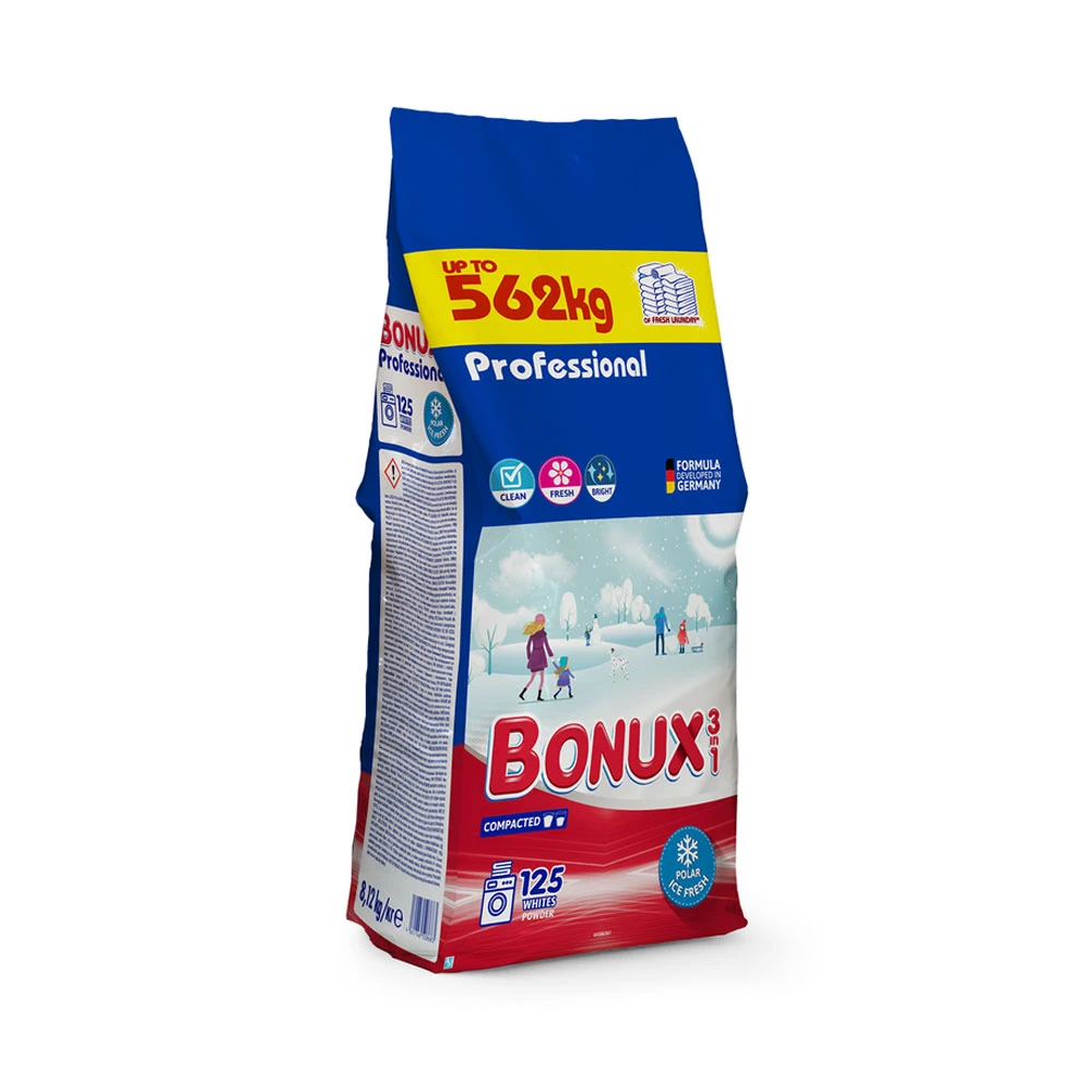 Detergent de rufe automat Bonux White polar Ice Fresh 8.12kg