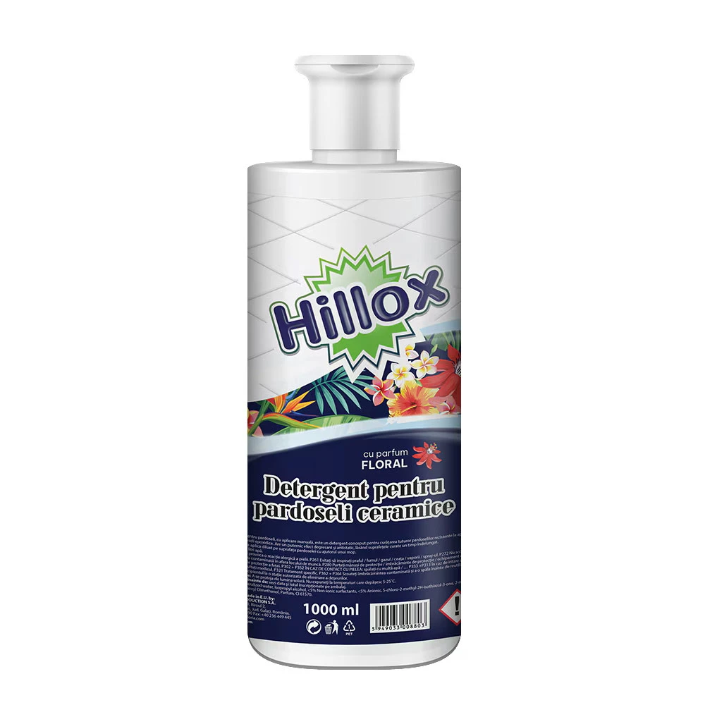 Detergent Pardoseli Hillox Floral Suprafațe Ceramice 1l