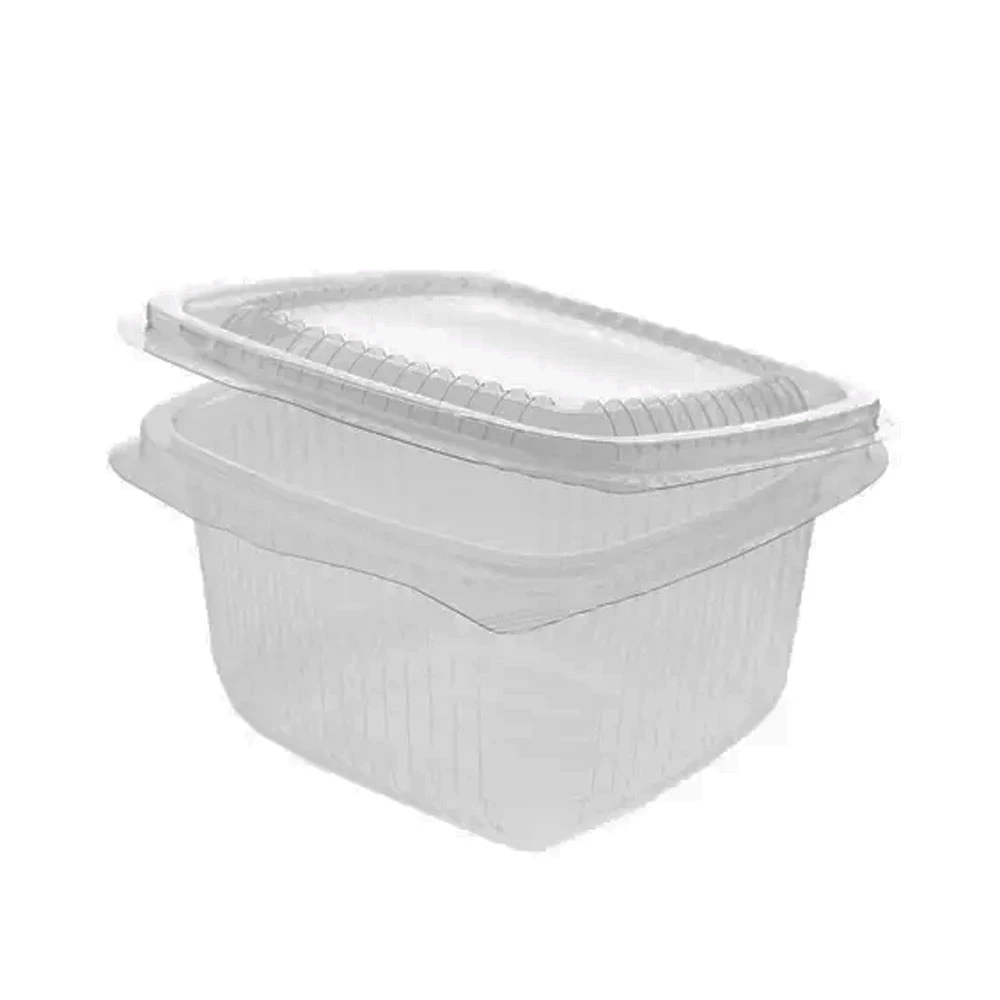 Caserole plastic transparent unica folosinta Clino 500gr 100/set