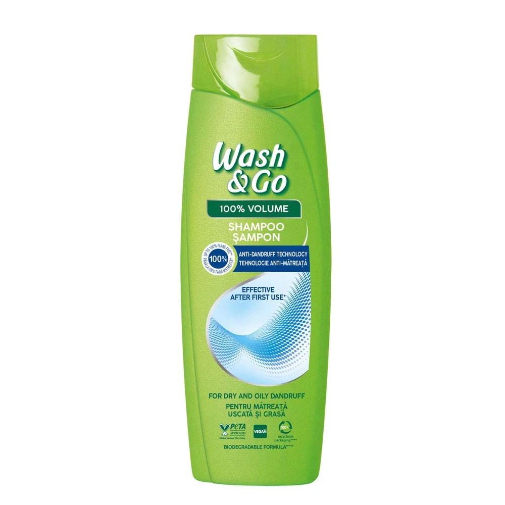 Sampon Wash&Go Anti Dandruff 180ml