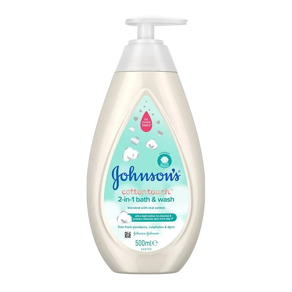 Lotiune Spalare Johnsons Baby 2 In 1 Cotton Touch 500ml