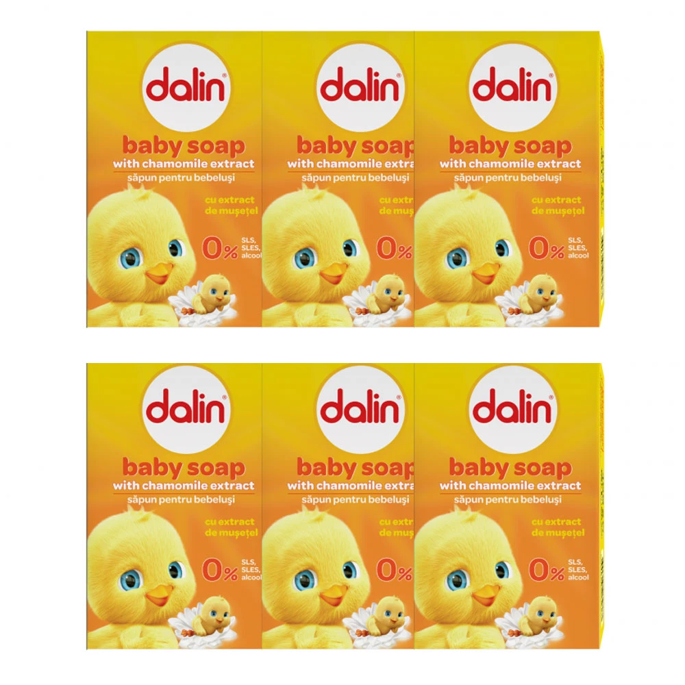 Sapun Dalin Solid Baby Musetel 100gr 6buc/ Set
