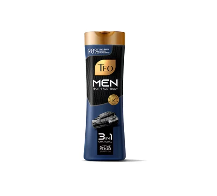 Sampon 3in1 Charcoal Teo 350ml 