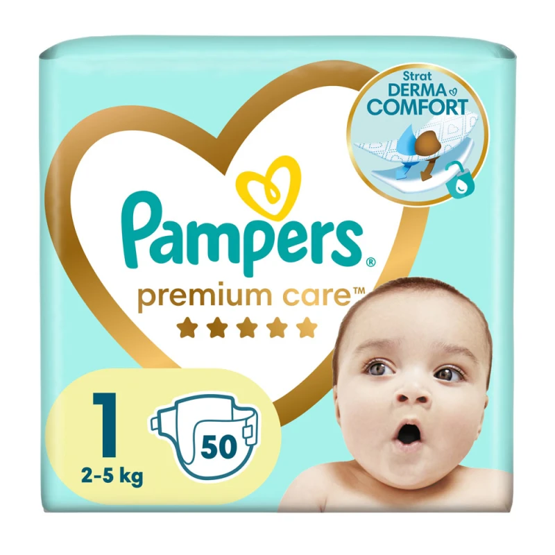 Premium Care Pampers Nr.1 2-5kg 50buc