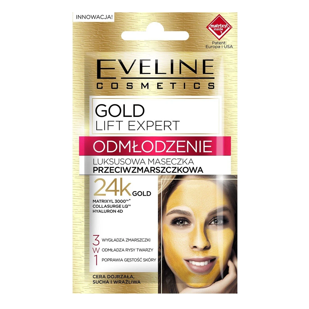 Masca fata Eveline Gold Lift Expert 7ml