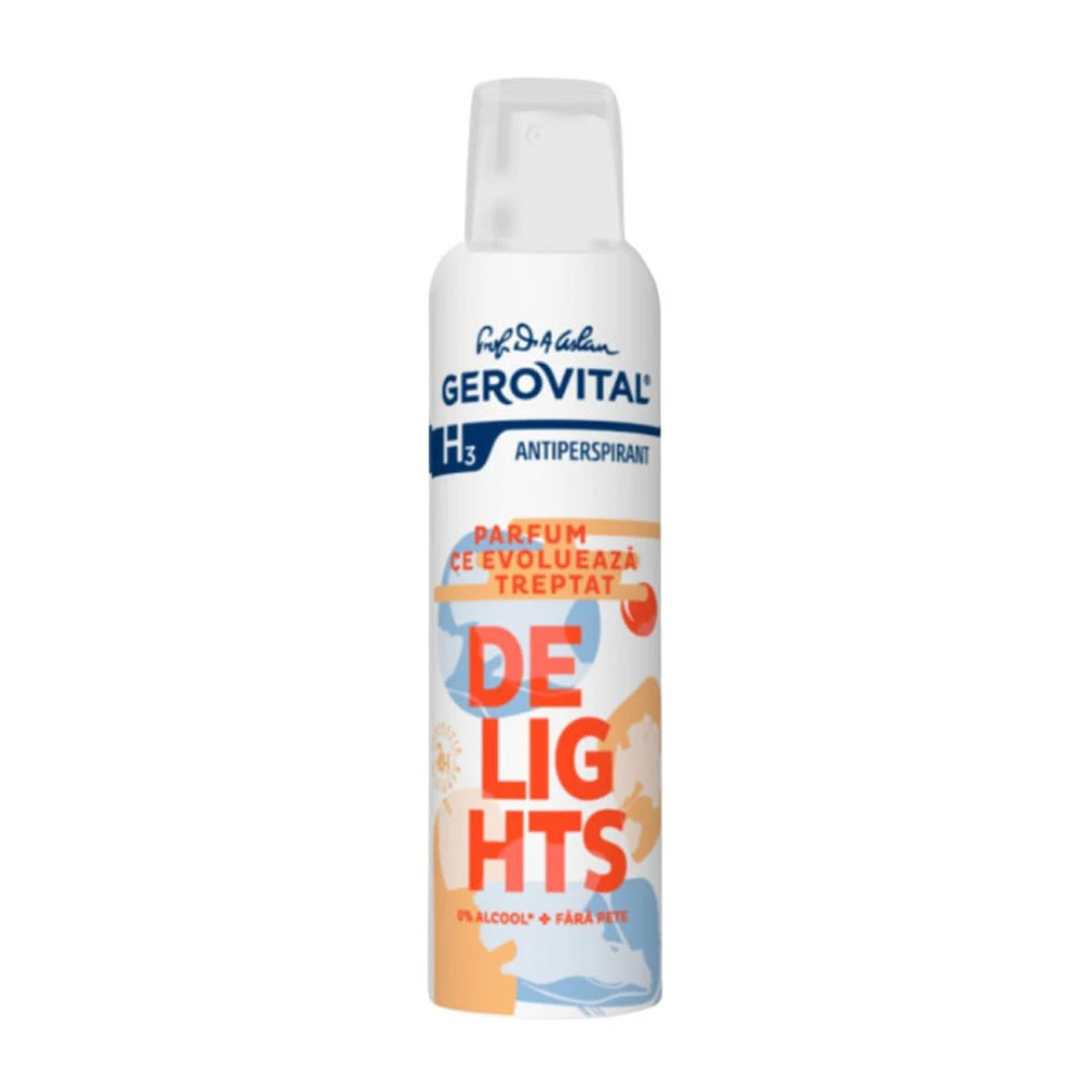 Antiperspirant Gerovital H3 Delights 150ml