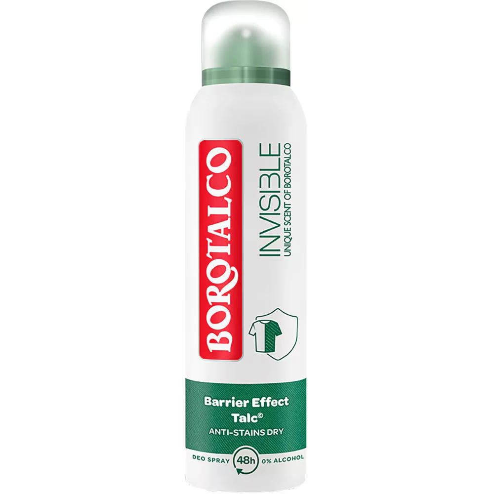 Antiperspirant Deo Borotalco 48h Invisible Talc 150ml