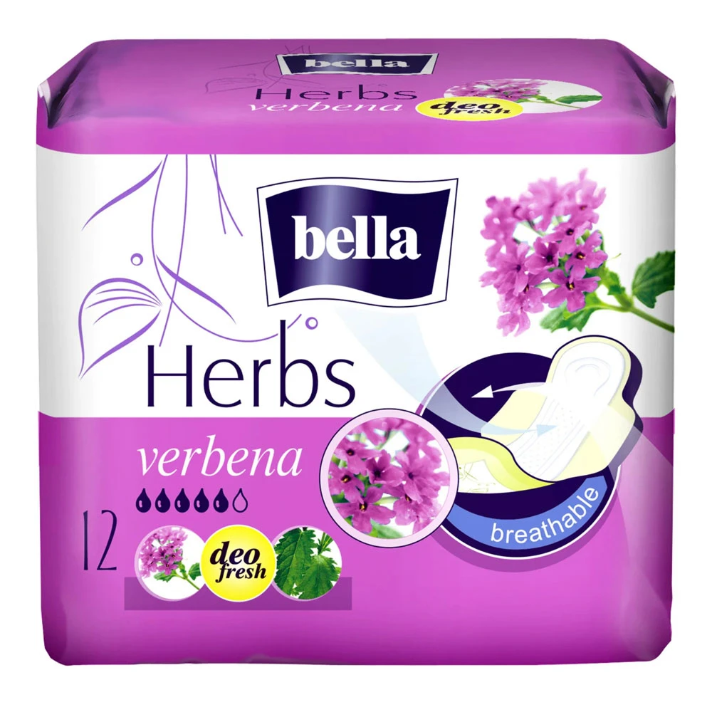 Absorbante Bella Herbs Verbena 12 buc
