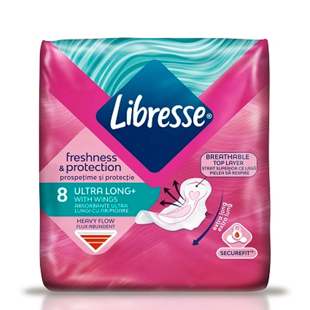 Absorbante Libresse Ultra Long Wings 8 buc