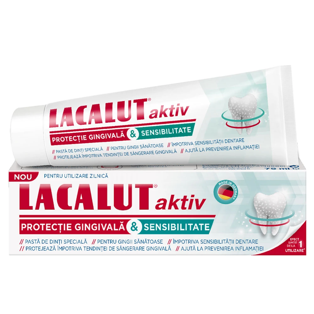 Pasta Dinti Lacalut Aktiv Protectie Gingivala Sensibilitate 75ml