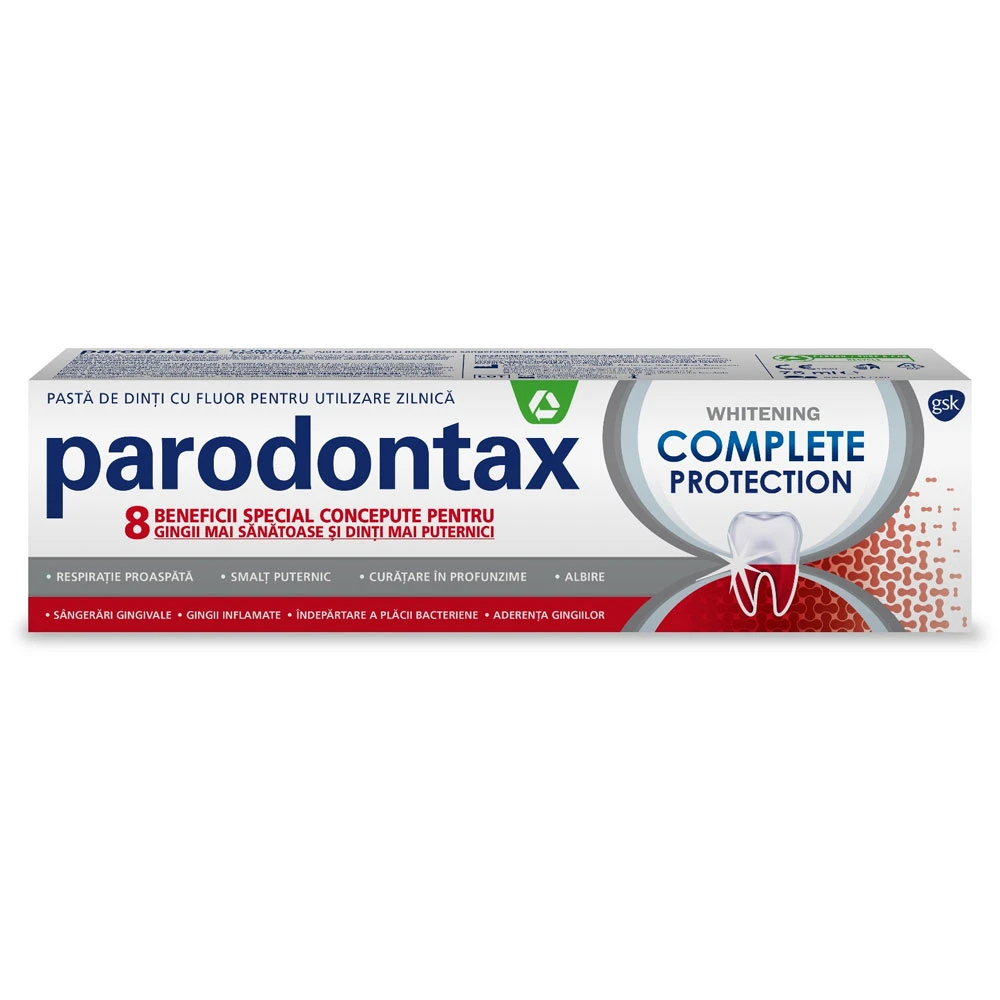 Pasta Dinti Parodontax Complete Protection Whitening 75ml