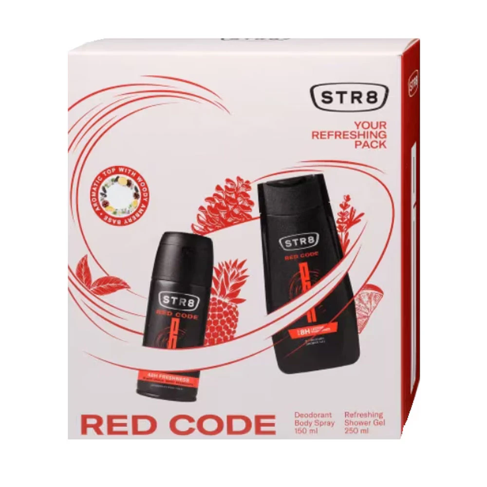 Caseta Cadou Str8 Red Code SG250ml Deo150ml