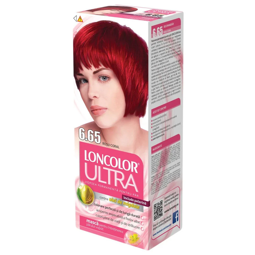 Vopsea De Par Loncolor Ultra Rosu Coral 6.65