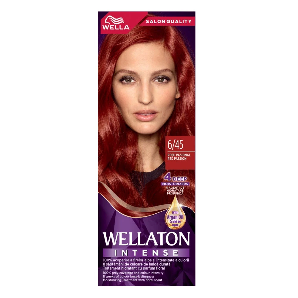 Vopsea Par Wella Wellaton 6 45 Rosu Pasional