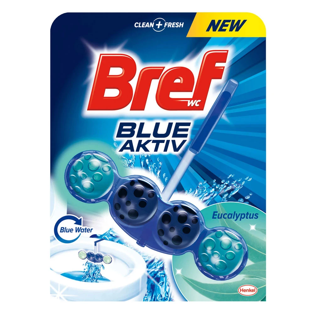 BREF ODORIZANT WC BILE COLOR AKTIV 50G EUCALYPTUS