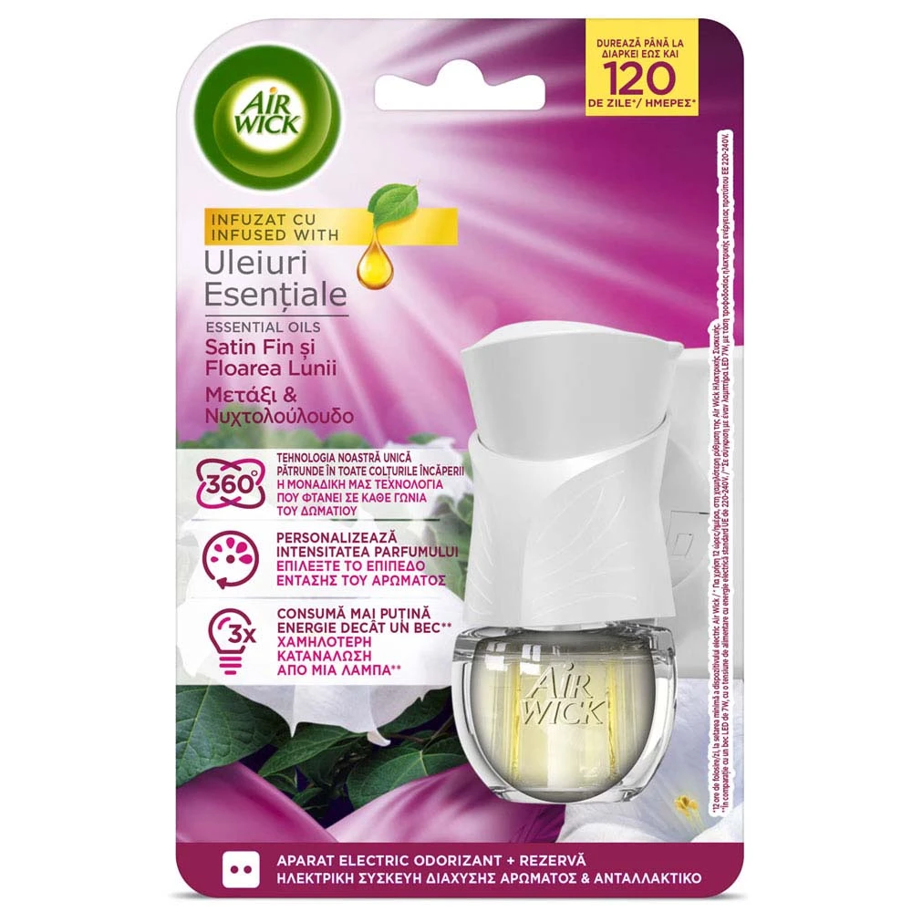Odorizant Aparat Rezerva Air Wick  Smooth Satin Moon Lily 19ml