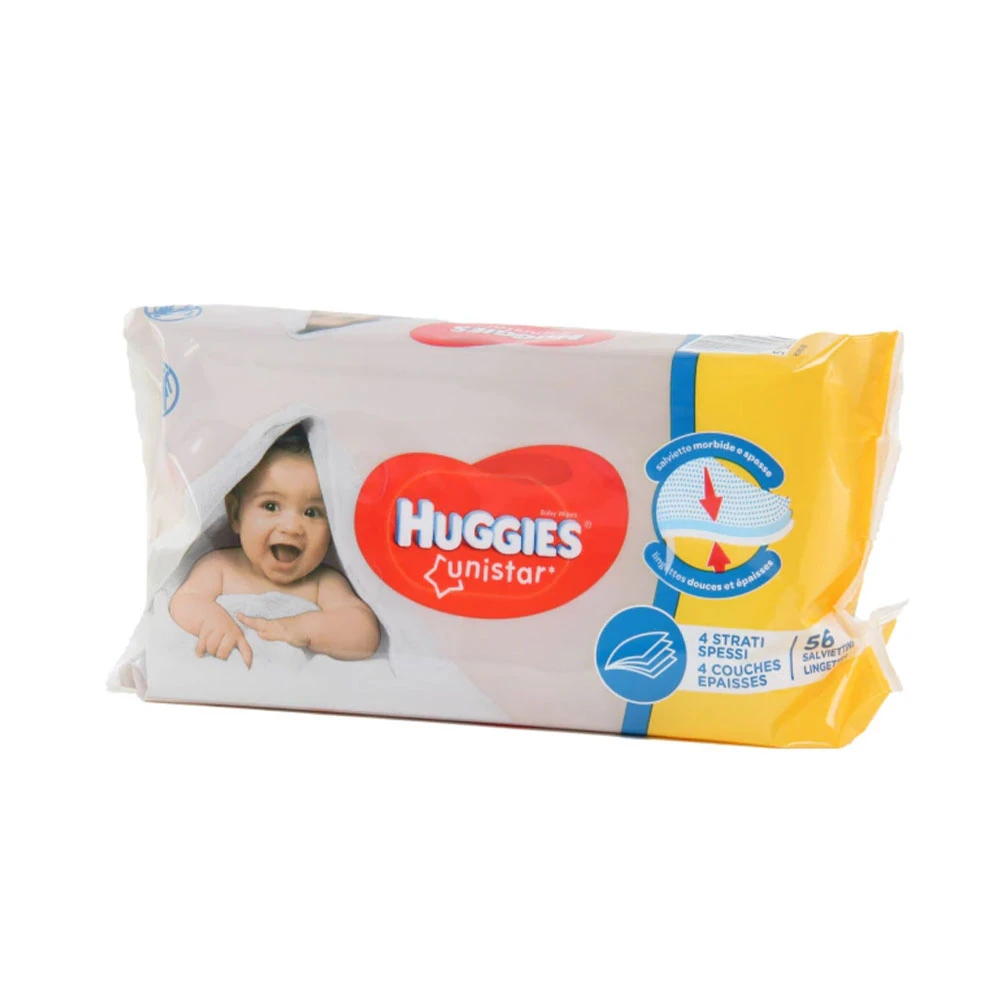 Servetele umede Huggies Unistar 56buc
