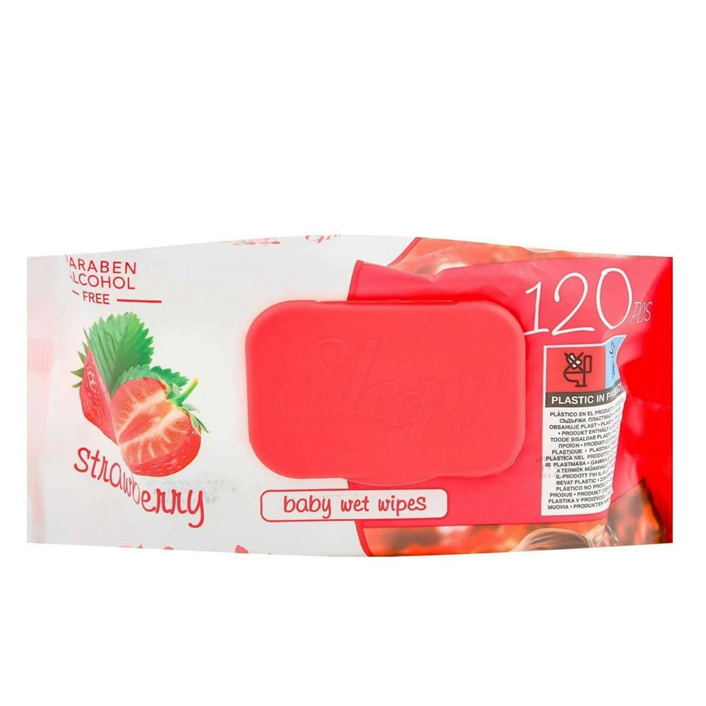 Servetele Umede Sleepy Strawberry 120buc