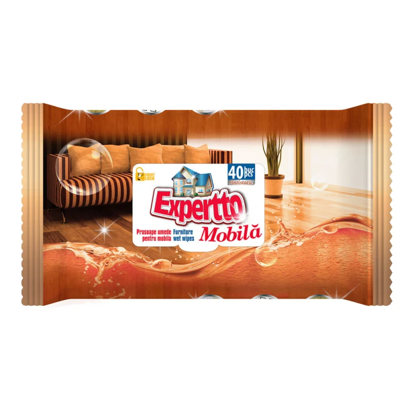 Servetele Umede Expertto Mobila 40 buc