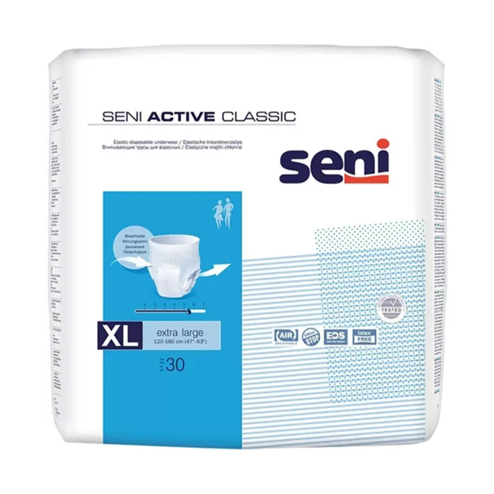Scutece Adulti Seni Active Classic nr.4 Extra Large XL 30buc