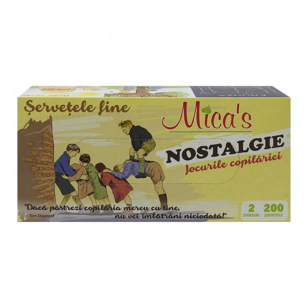 Servetele cutie pop up Micas 2str 200 buc