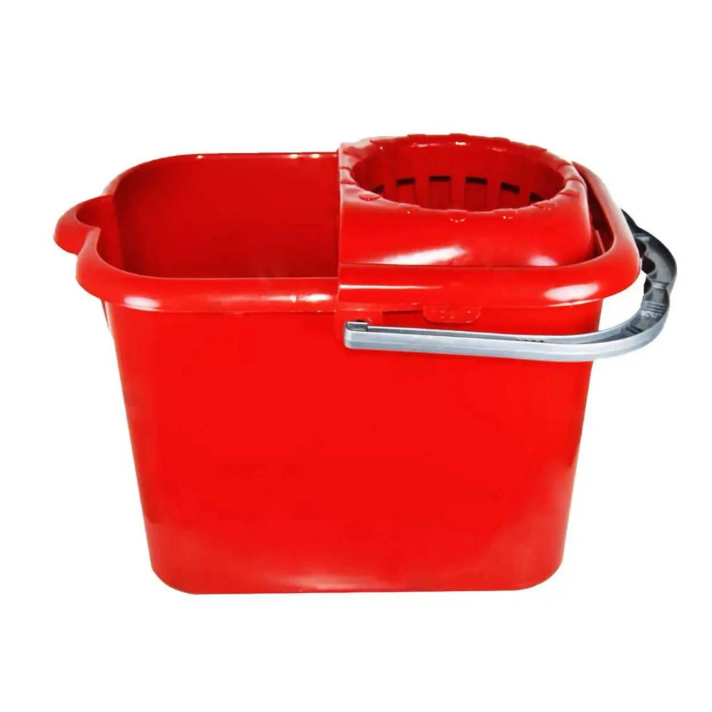 Galeata dreptunghiulara de plastic cu storcator Sterk 15L