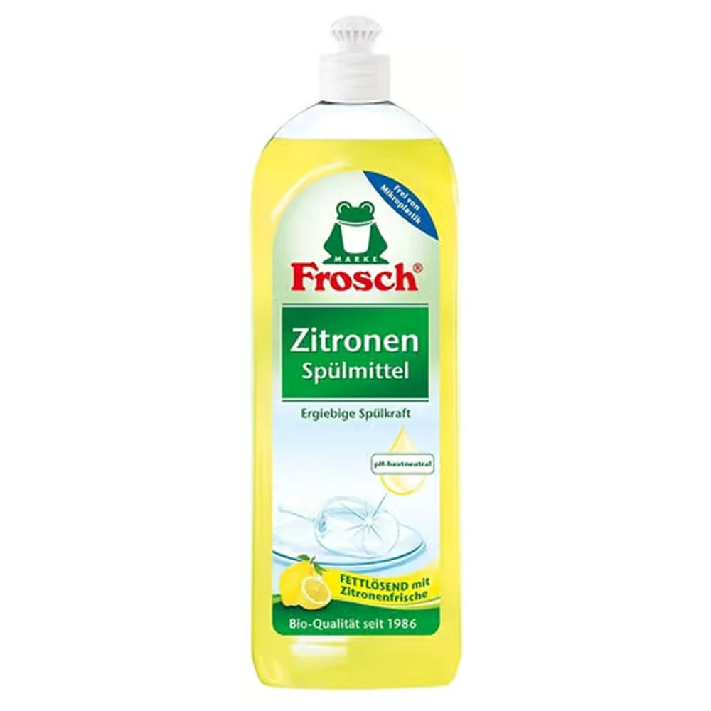 Detergent Lichid de Vase Ecologic cu Lamaie Galbena Frosch 750ml
