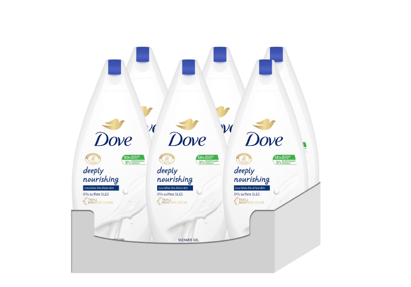 Pachet promo 6 X Gel Dus Dove Original Hidratante 450ml