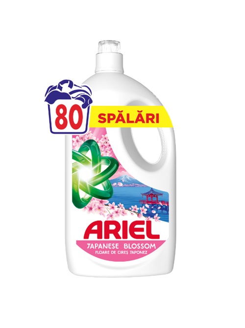 Detergent Lichid Rufe Japanese Blossom 80 Spălări 3,6 L Ariel