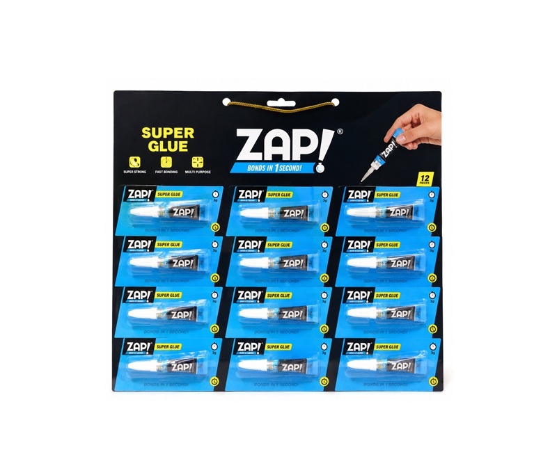 Adeziv Super Glue 3 g, 12 Buc/Set Zap