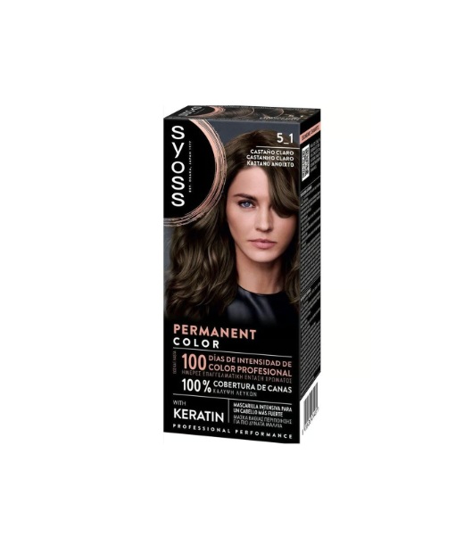 Vopsea De Păr Professional 5 1 Șaten Deschis Syoss