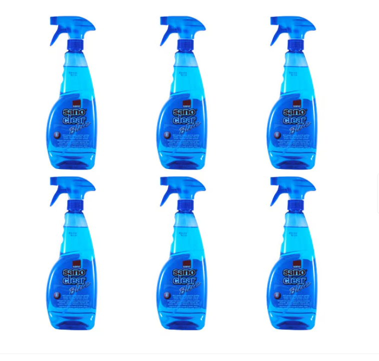 Pachet promo 6 X Detergent Geamuri Sano Blue 1000ml