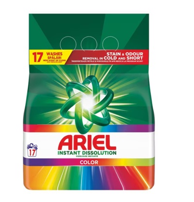 ARIEL Color, detergent automat de rufe, pudra, 17 spalari, 1.105 kg
