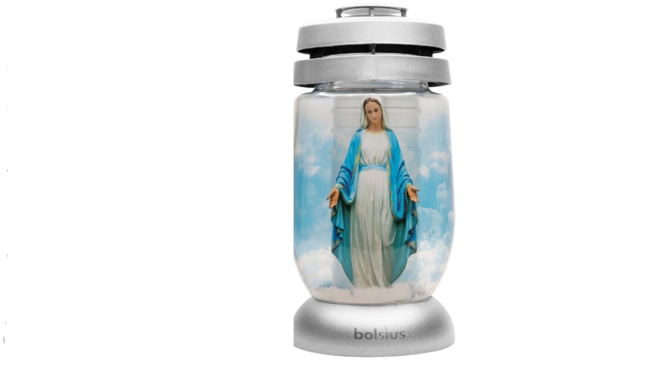 CANDELA BOLSIUS DIN STICLA BO 3L-MD CAT MADONNA 