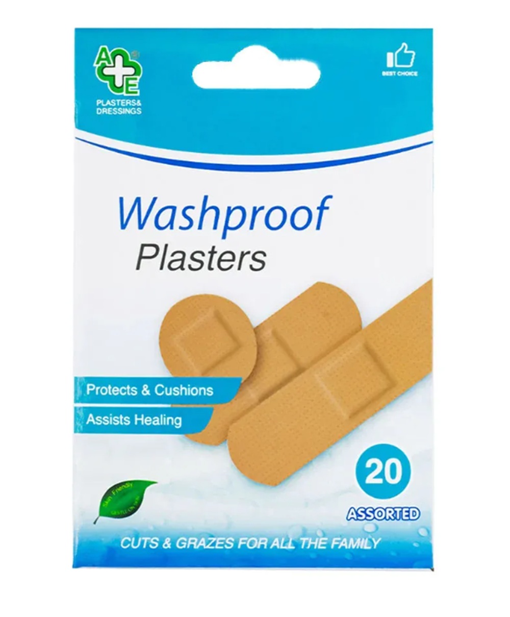 A+E Plasturi 20 buc Washproof